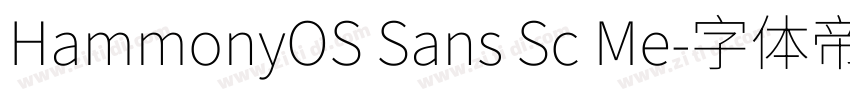 HammonyOS Sans Sc Me字体转换